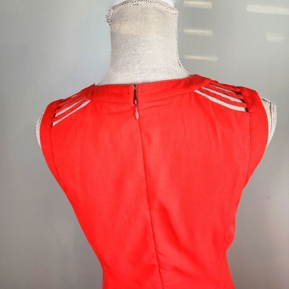 Ya LOS ANGELES WOMEN'S SHEATH SLEEVELESS SILK DRESS SIZE MEDIUM - Picture 5 of 7